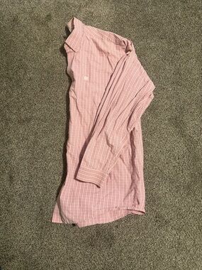Cinch Pink Striped Men’s Dress Shirt